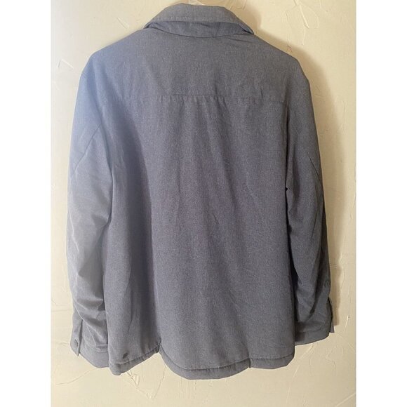 All In Motion Men's Lightweight Insulated Jacket Shirt Heather Gray Medium New - Picture 2 of 6